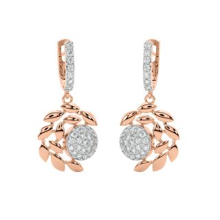 Henrik Round Diamond Earrings